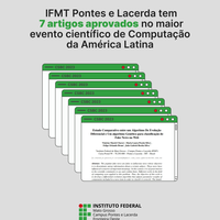 IFMT - Campus Pontes e Lacerda tem sete artigos aprovados